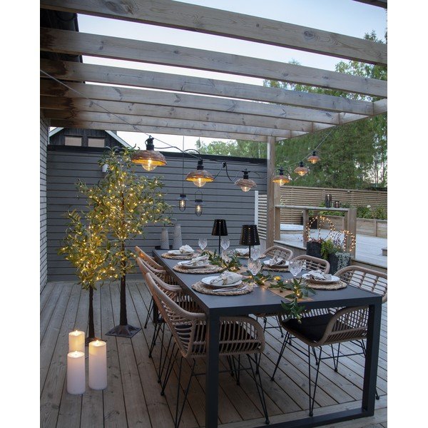 LED solární venkovní svítidlo (výška 21 cm) Cage – Star Trading-image-4