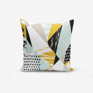 Povlak na polštář s příměsí bavlny Minimalist Cushion Covers Liandnse Modern Geometric Sekiller, 45 x 45 cm
