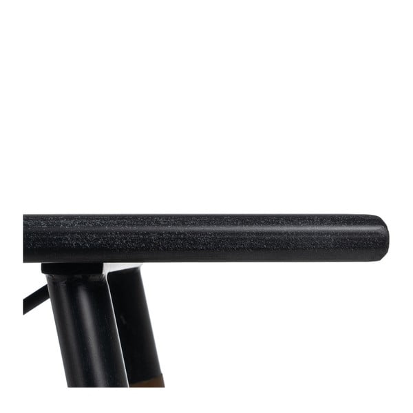 Černý kovový konzolový stolek 38x120 cm Oslo – Ixia-image-4