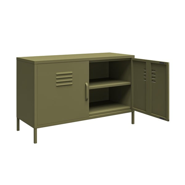 Zelená kovová skříňka 98x63 cm Bradford – Støraa-image-3