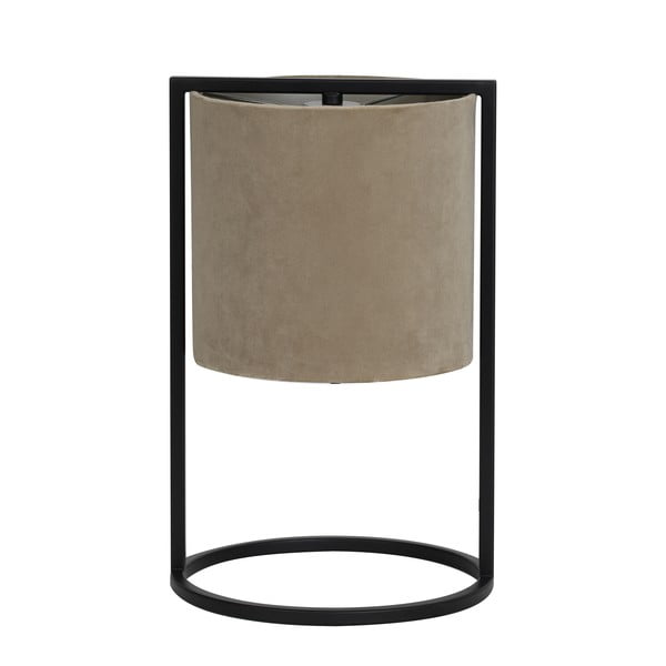 Černo-béžová stolní lampa (výška 35 cm) Santos – Light & Living
