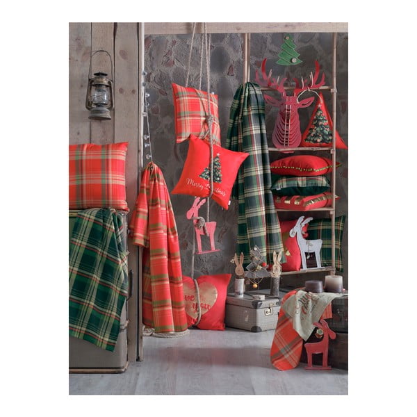 Zeleno-červený běhoun na stůl Mike & Co. NEW YORK Honey Celebration, 40 x 140 cm-image-2