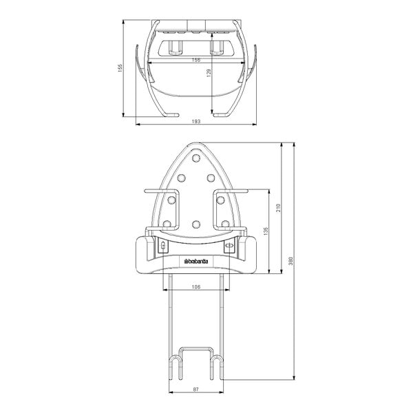 Držák na žehlicí prkno a žehličku – Brabantia-image-4