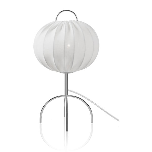 Stolní lampa v barvě chromu Globen Lighting Scandi, ø 25 cm