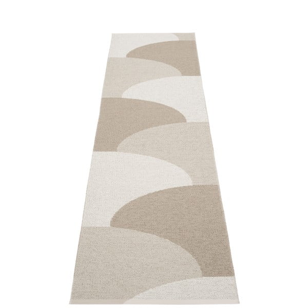 Béžový vnitřní a venkovní běhoun 70x270 cm Hill Dark Linen – Pappelina