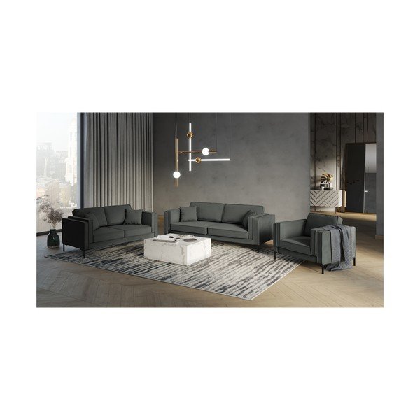 Tmavě šedá pohovka Milo Casa Attilio, 230 cm-image-4