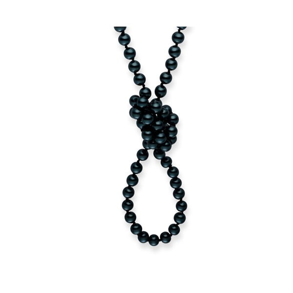 Perlový náhrdelník Mystic Dark Blue, 90 cm