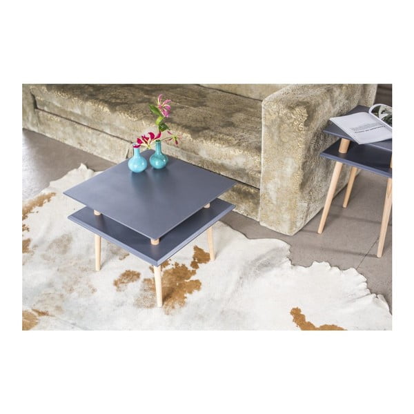 Bílý konferenční stolek Ragaba Square, 55x55 cm-image-2