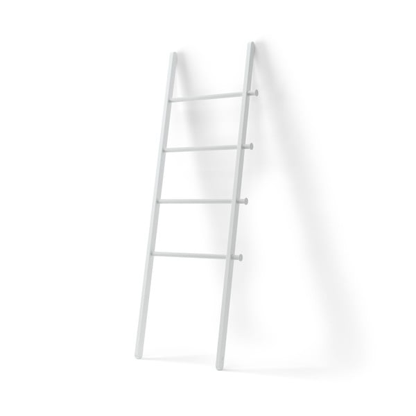 Bílý dekorativní žebřík z topolového dřeva Leana – Umbra-image-3