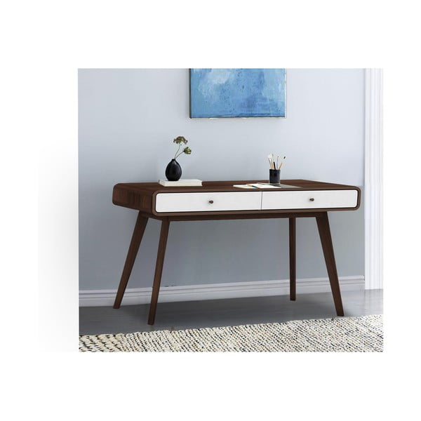 Hnědý pracovní stůl Støraa Caitlin-image-4