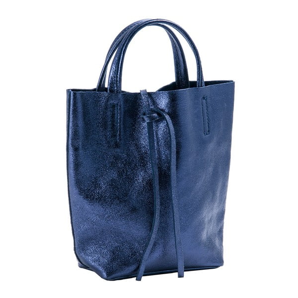 Modrá kabelka z pravé kůže Andrea Cardone Kuliga