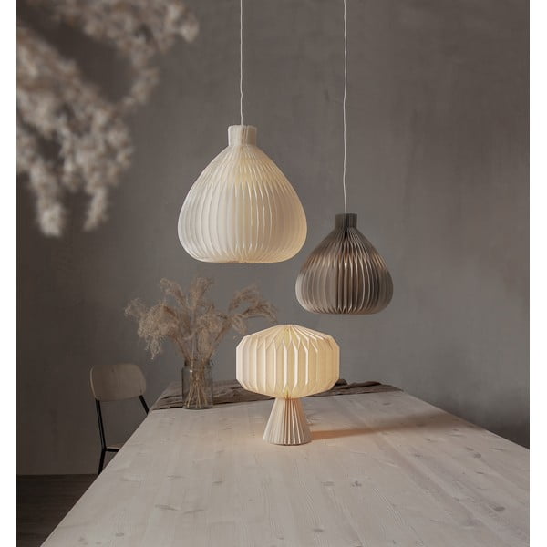 Krémové stínidlo ø 38 cm Honeycomb – Star Trading-image-3