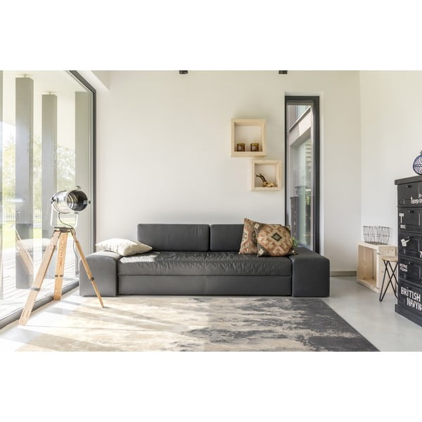 Šedo-béžový vlněný koberec 170x240 cm Niagara graphite – Agnella-image-1