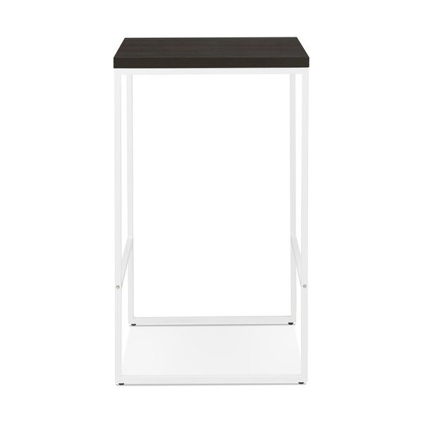 Černý barový stůl s bílými nohami Kokoon Tikafe, výška 105 cm-image-2