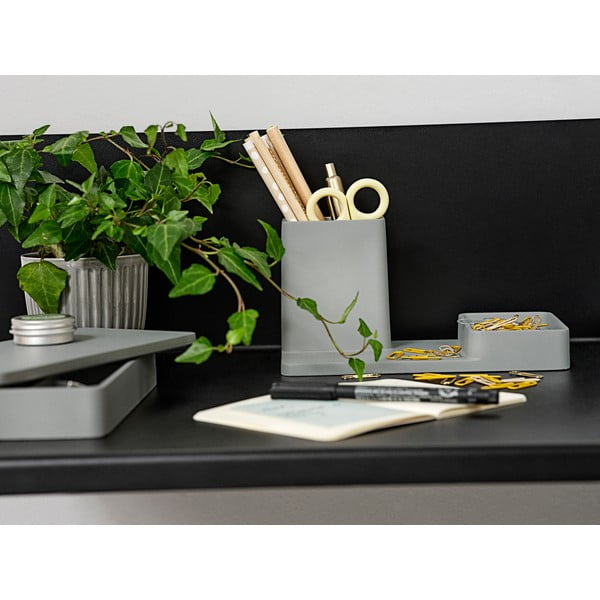 Organizér na psací potřeby z cementu Pebble – Zone-image-2