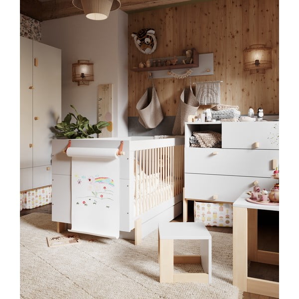 Světle šedý přebalovací pult Cube - Pinio-image-1