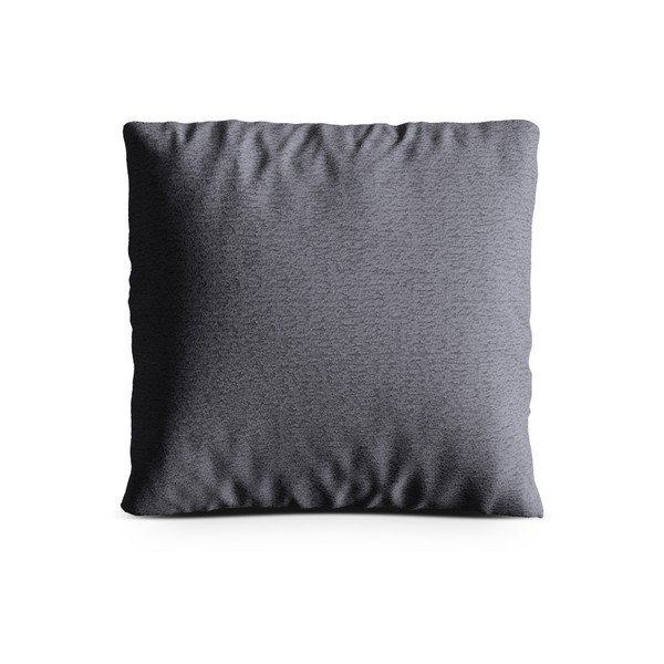 Tmavě šedý polštář na gauč z textilie bouclé Kemi – Cosmopolitan Design