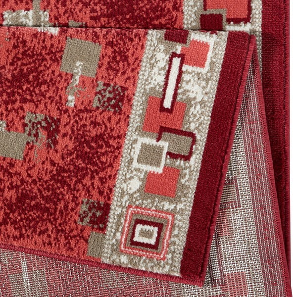 Červený koberec běhoun 250x80 cm Cube - Hanse Home-image-3