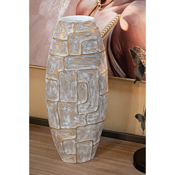 Váza z polyresinu ve zlaté barvě (výška 59,5 cm) Eclips – Mauro Ferretti-image-1