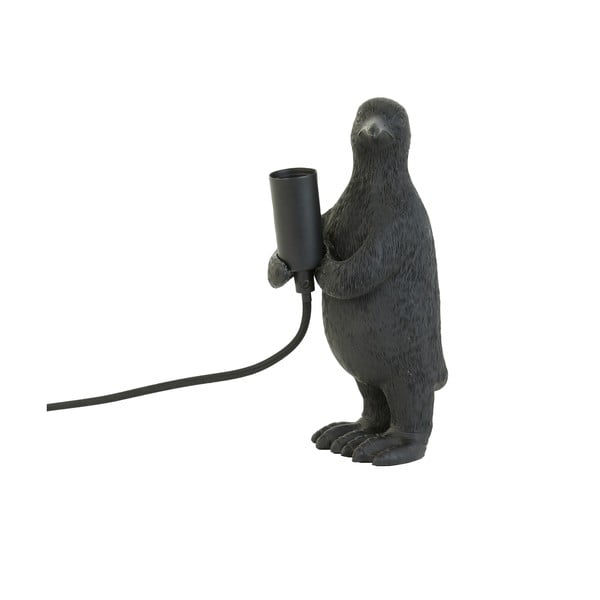 Matně černá stolní lampa (výška 24 cm) Penguin – Light & Living