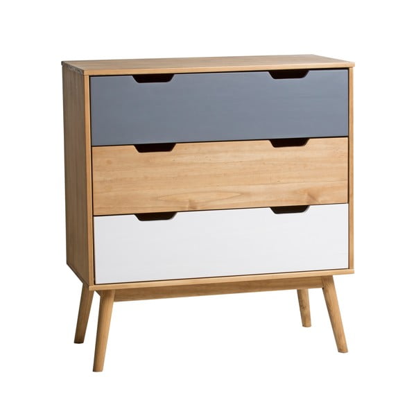 Komoda z masivního borovicového dřeva Marckeric Cusco, šířka 80 cm-image-3