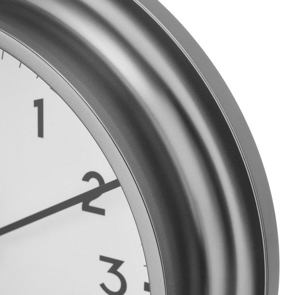 Nástěnné hodiny ø 25,5 cm Silver – Casa Selección-image-2