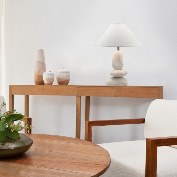 Stolní lampa Evergreen Lights Stones-image-1