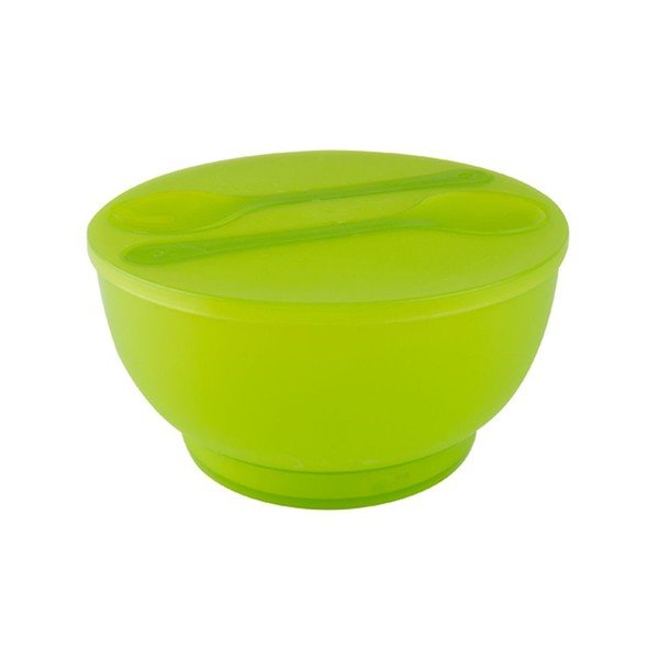 Salátová mísa s příborem PT KITCHEN Green Ball-image-1