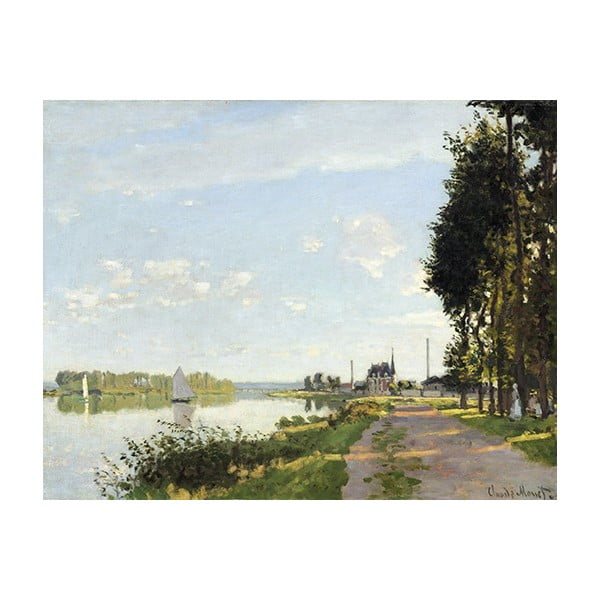 Obraz Claude Monet - Argenteuil, 70x55 cm