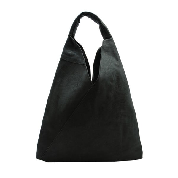 Černá kabelka z pravé kůže Andrea Cardone Karma