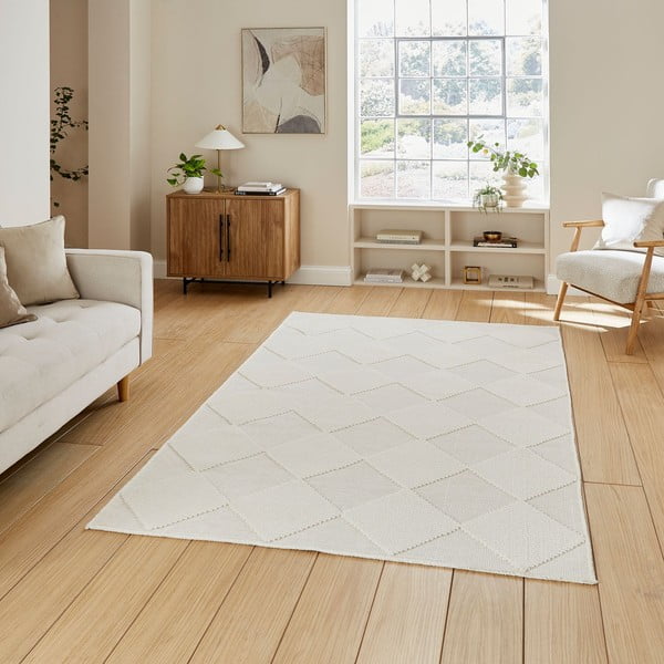 Krémový pratelný koberec 160x230 cm Lyna Cream – Think Rugs-image-1