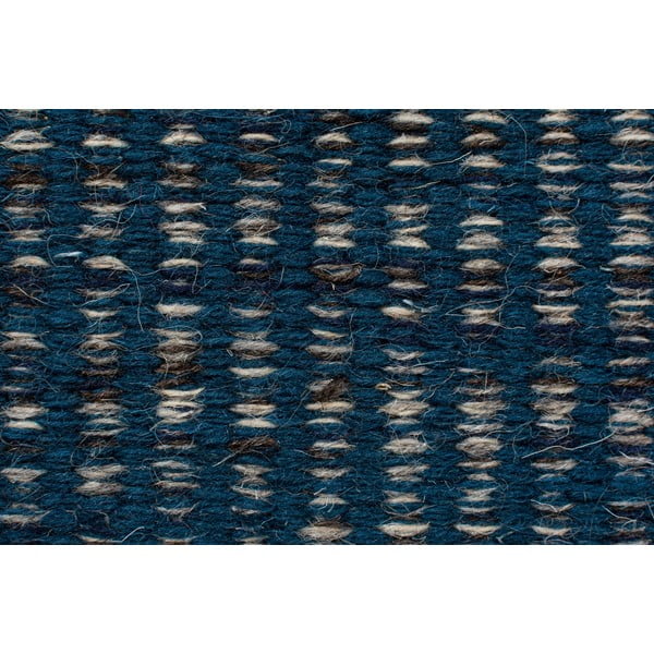 Modrý vlněný běhoun Flair Rugs Anu, 60 x 200 cm-image-2