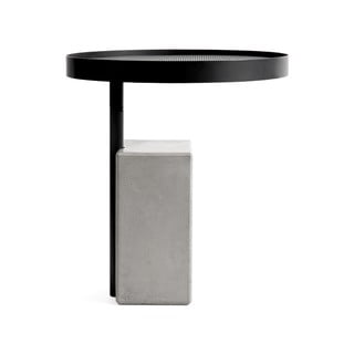 Odkládací stolek s betonovou základnou Lyon Béton Twist, ø 45 cm