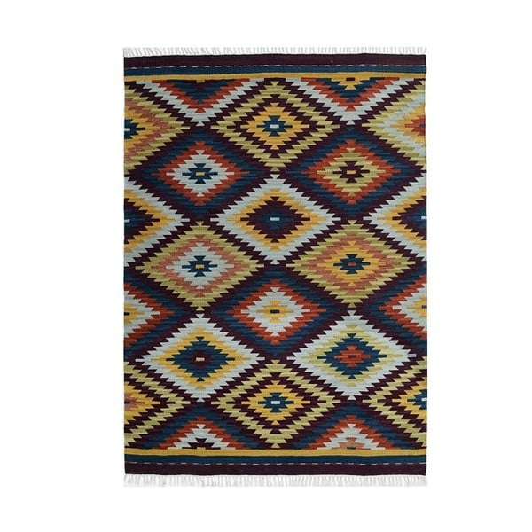 Ručně tkaný koberec Kilim Parisa, 185x125cm