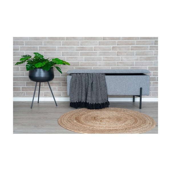 Šedá lavice Watford - House Nordic-image-3