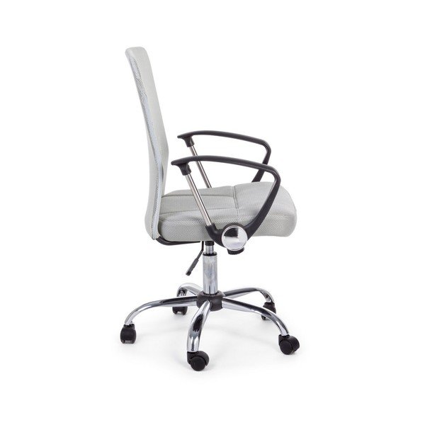 Světle šedá čalouněná kancelářská židle Brisbane – Yes Everyday-image-3