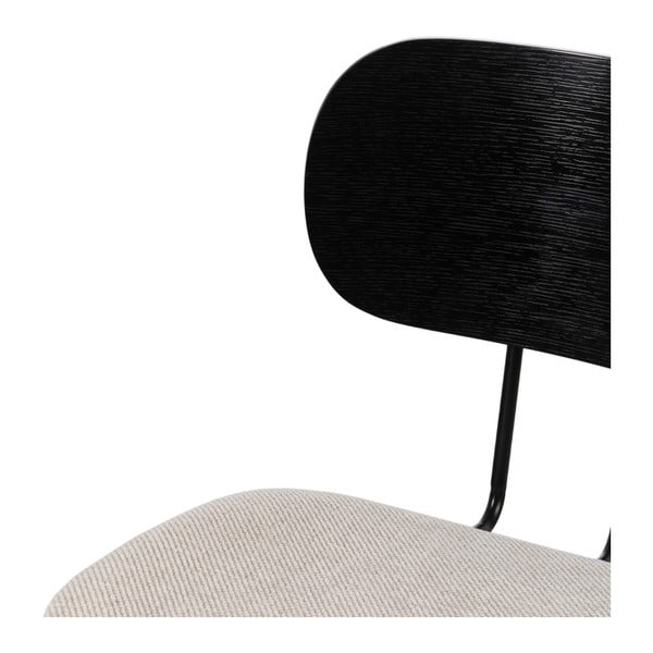 Bílo-černé jídelní židle v sadě 4 ks Cleo – Ixia-image-4