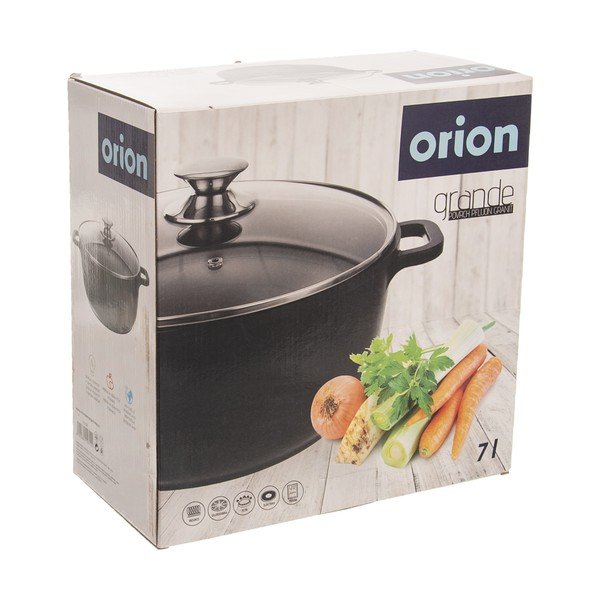 Hliníkový hrnec se skleněnou poklicí Orion Grande, ø 28 cm-image-4