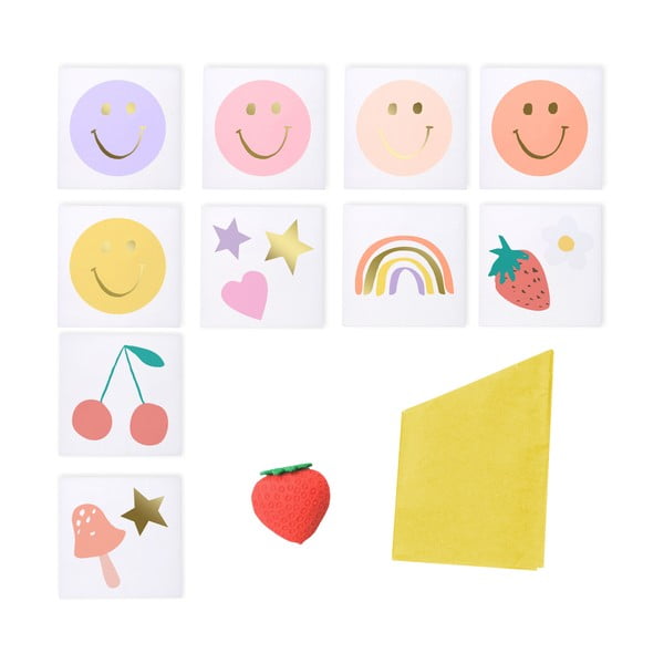 Párty doplňky v sadě 6 ks Happy Face Icons Surprise Balls – Meri Meri-image-3