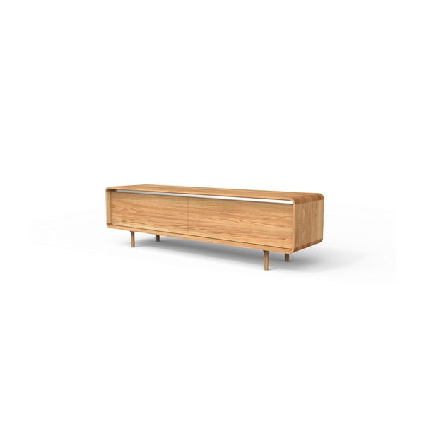 TV stolek z dubového dřeva Javorina Olia, 178 x 50 cm