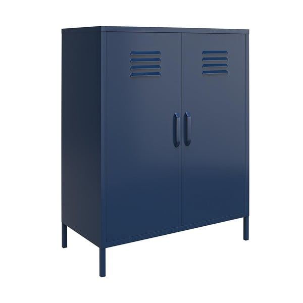 Modrá kovová skříňka 80x102 cm Bradford - Queer Eye-image-2