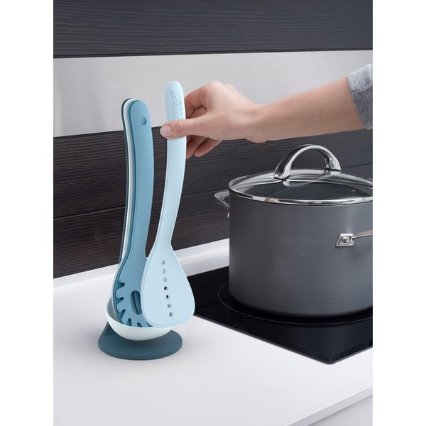 Sada 5 modrých kuchyňských nástrojů se stojánkem Joseph Joseph Nest Utensils Plus-image-4