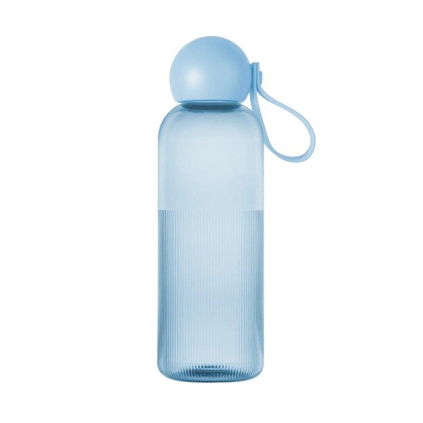 Světle modrá cestovní lahev z recyklovaného plastu 600 ml Ture – Sagaform