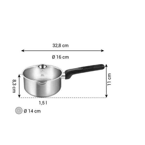 Nerezový rendlík na indukci 1,5 l Brava – Tescoma-image-3