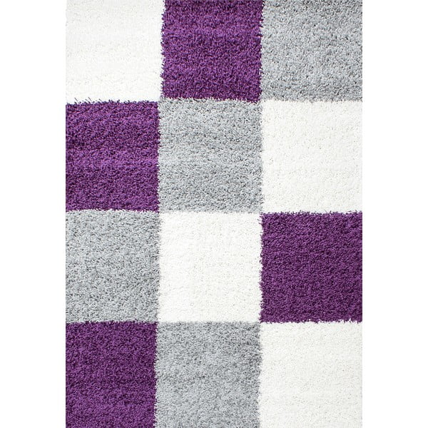 Fialovo-šedý koberec 60x110 cm Life – Ayyildiz Carpets