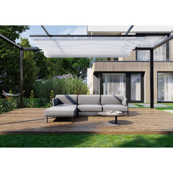 Světle šedá zahradní modulární pohovka 234 cm Salve – Sit Sit-image-4