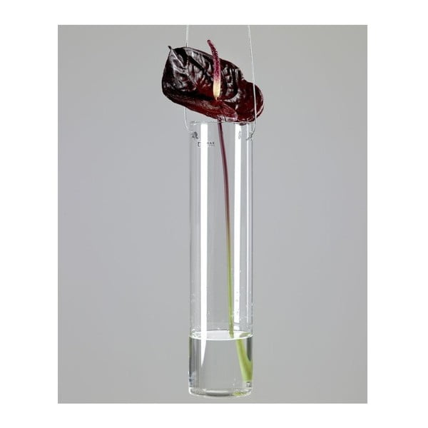 Závěsná skleněná váza Bubble, 35 cm