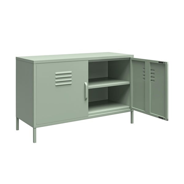 Zelená kovová skříňka 100x64x40 cm Mission District – Støraa-image-4