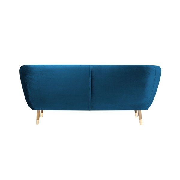 Modrá sametová pohovka Mazzini Sofas Benito, 188 cm-image-4