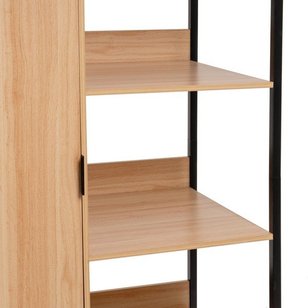 Otevřená šatní skříň v přírodní barvě 100x190x48 cm Armarios – Casa Selección-image-4